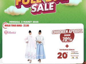 Beli Baju Lebaran Anak di Transmart Full Day Sale Diskon hingga 70%