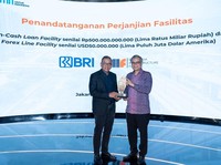 BRI Berikan Fasilitas Kredit Kepada Indonesia Infrastructure Finance