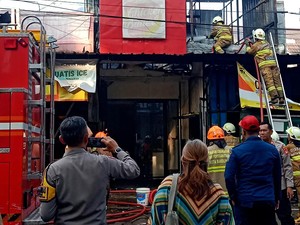 Kios Gorengan Legendaris di Bandung Hangus Dilalap Api