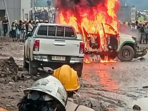 Demo Karyawan Kontraktor IMIP Morowali Ricuh, Mobil Dibakar-Polisi Diserang