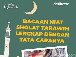 Bacaan Niat Sholat Tarawih Lengkap dengan Tata Caranya