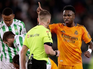 Real Betis Vs Madrid: El Real Keok, Vinicius Sindir Wasit