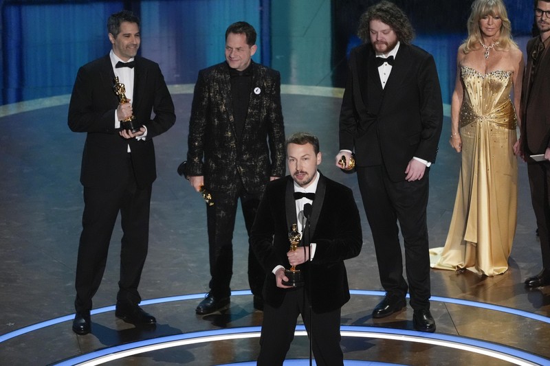 97th Academy Awards - Governors Ball Samantha Quan, from left, winner of the award for best picture for