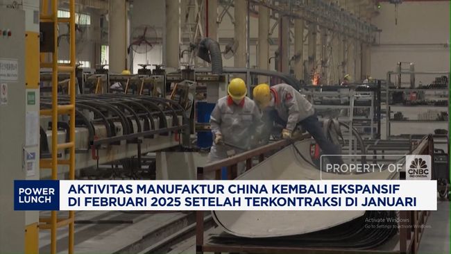 Video: Aktivitas Manufaktur China Bangkit di Februari 2025