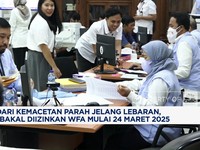Video: Antisipasi Macet Parah di Lebaran, PNS Bakal WFA Mulai 24 Maret