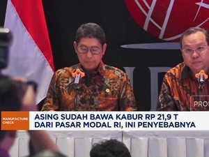Asing Sudah Bawa Kabur Rp21,9 T Dari Pasar Modal RI, Ini Penyebabnya