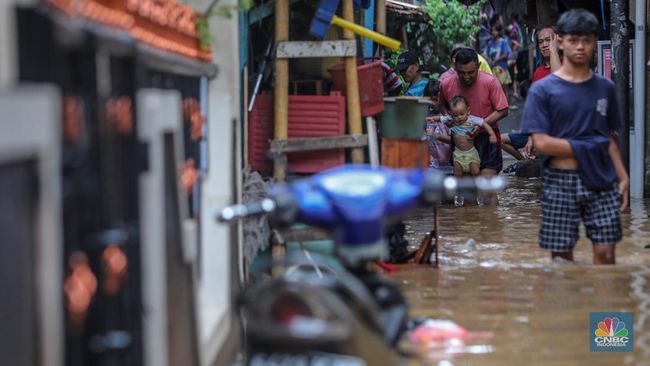 Daftar Wilayah Terdampak Banjir di Jakarta, 105 RT dan 5 Jalan Tergenang