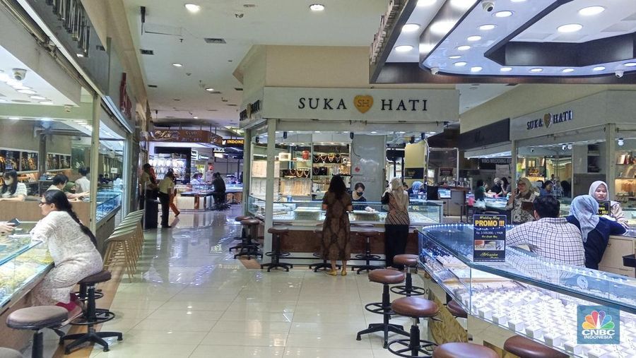 Cikini Gold Center. (CNBC Indonesia/Robertus Andrianto)