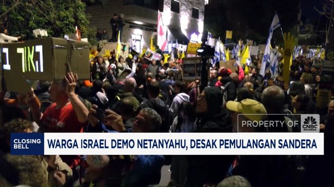 Video: Warga Israel Demo Netanyahu, Desak Pemulangan Sandera