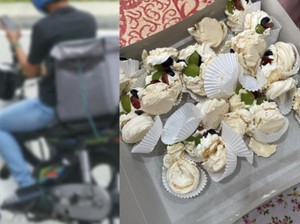 Duh! Pesanan Kue Ini Hancur Gegara Sopir Pengantar Tak Hati-hati