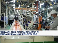 Video: Februari 2025, PMI Manufaktur RI Menanjak Ke Level 53,6