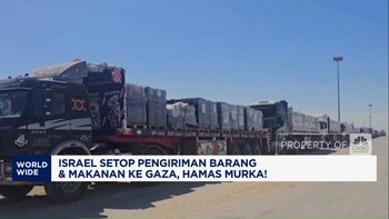 Video: Israel Setop Pengiriman Barang & Makanan Ke Gaza, Hamas Murka!