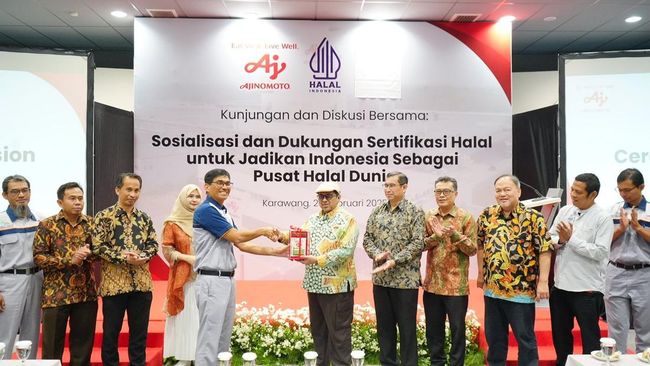 Babe Haikal Blusukan ke Pabrik Ajinomoto, Dorong Ekosistem Halal RI