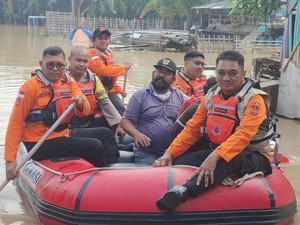 Banjir 1 Meter di Teluk Pucung Bekasi, 150 KK Terdampak