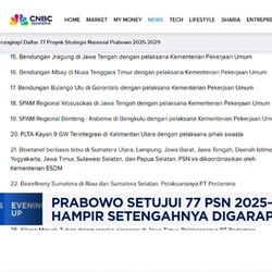 Video: Prabowo Tetapkan 77 PSN, Setengahnya Digarap Swasta