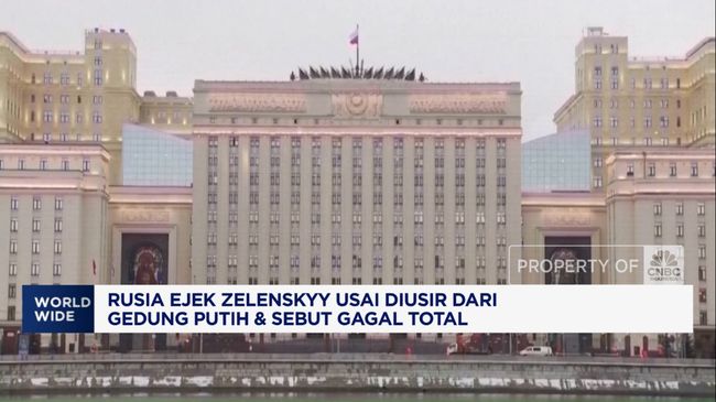 Video:Rusia Ejek Zelensky Diusir Dari Gedung Putih dan Sebut Gagal Total
