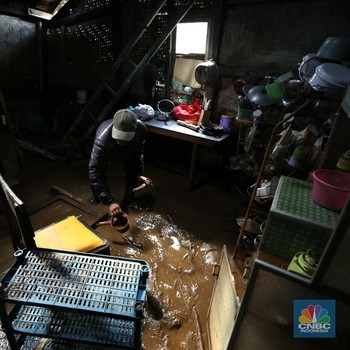 Penampakan Terkini Banjir Bandang Hantam Puncak Bogor