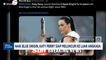 Video: Naik Blue Origin, Katy Perry Siap Meluncur ke Luar Angkasa