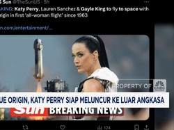 Video: Naik Blue Origin, Katy Perry Siap Meluncur ke Luar Angkasa