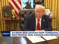 Video: AS Resmi Berlakukan Tarif 25% Bagi Produk Asal Kanada & Meksiko
