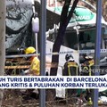 Video: 2 Bus Penuh Turis Bertabrakan di Barcelona