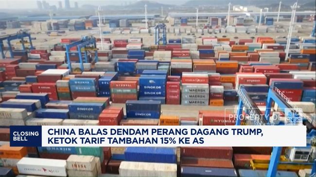 Video: Efek Perang Dagang Trump, China Ketok Tarif Tambahan 15% ke AS