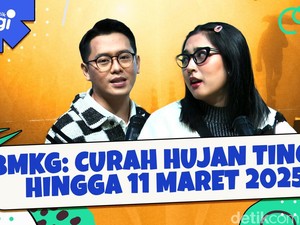 BMKG: Curah Hujan Tinggi hingga 11 Maret 2025