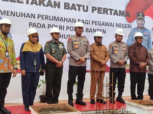 Kapolda Banten Groundbreaking Rumah Subsidi untuk Anggota Polri