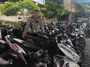 Penggerebekan Balap Liar di Sidoarjo, 157 Sepeda Motor Diamankan