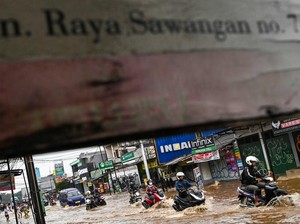 Masih Ada 40 Titik Banjir di Depok, Walkot Harap Cepat Surut