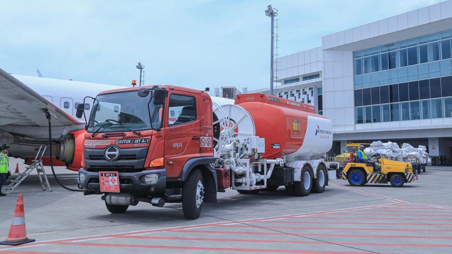 PT Pertamina (Persero) akan menurunkan harga avtur di 37 bandara pada musim ramadhan dan idul fitri 1446H/2025. (Dok: Pertamina)