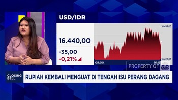 Video: Rupiah Menguat di Tengah Isu Perang Dagang