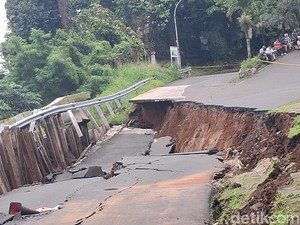 Jalan Batutulis Bogor Ditutup Imbas Longsor, Ini 2 Rute Alternatifnya