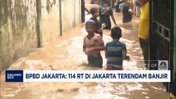 Video: 114 RT Jakarta Masih Terendam Banjir & 2 Ruas Jalan Tergenang