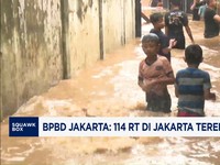 Video: 114 RT Jakarta Masih Terendam Banjir & 2 Ruas Jalan Tergenang