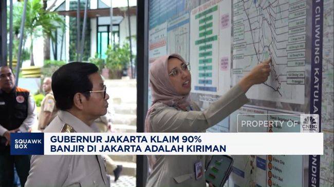 Video: Gubernur Jakarta Klaim 90% Banjir di Jakarta Adalah Kiriman