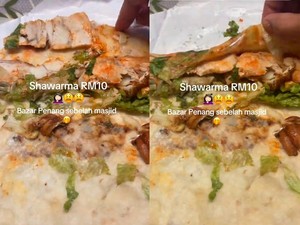 Kecewa! Beli Shawarma Rp 36 Ribu di Bazar Ramadan, Isinya Begini