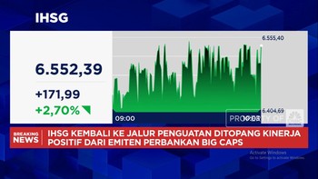 Video: Menguat Lebih Dari 2%, IHSG Sentuh Level 6.500