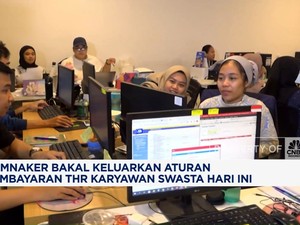 Video: Soal Aturan THR Karyawan Swasta & Ojol, Ini Penjelasan Kemnaker