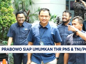  Waktu Pencairan THR PNS Segera Diumumkan Presiden Prabowo