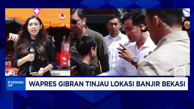 Wapres Gibran Tinjau Lokasi Banjir Bekasi