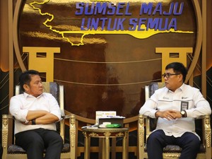 Bahas Pengembangan Pusri, Gubernur Sumsel Ingin Percepat Palembang New Port