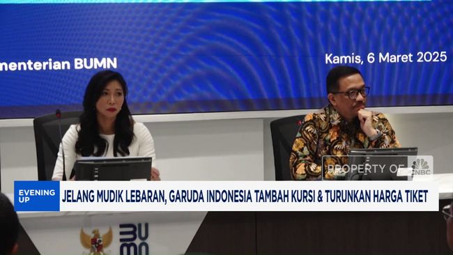 Jelang Lebaran, Garuda Tambah Kursi & Turunkan Harga Tiket