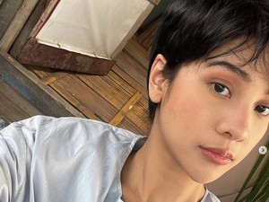 Gaya Anya Geraldine Tampil Dengan Rambut Bondol, Dipuji Netizen Ganteng