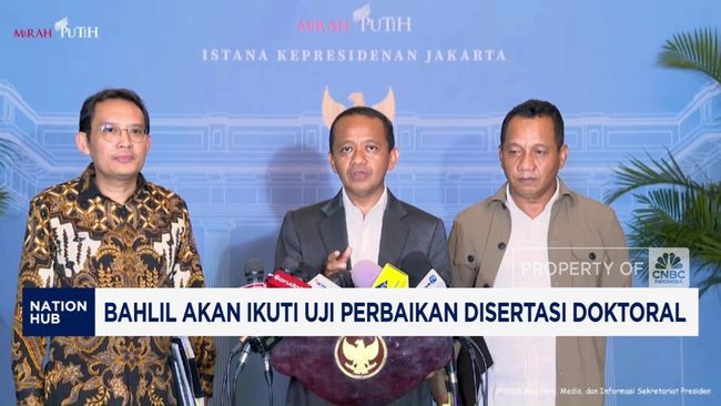 Video: Bahlil Akan Mengikuti Uji Perbaikan Disertasi Doktoral