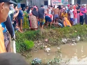 Hilang Saat Ditinggal Masak, Balita Brebes Ditemukan Tewas di Saluran Air