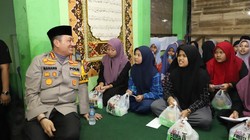 Safari Ramadan, Polresta Malang Kota Bukber dengan Anak Yatim Piatu