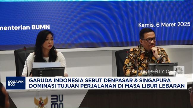 Video: Bali dan Singapura, Dominasi Tujuan Garuda di Libur Lebaran!