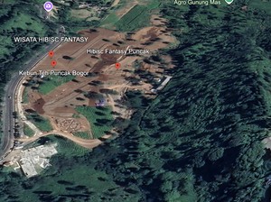 Perubahan Waktu ke Waktu Kawasan Hibisc Fantasy yang Diduga Penyebab Banjir