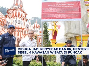Video: Menteri LH Hanif Segel 4 Kawasan Wisata di Puncak